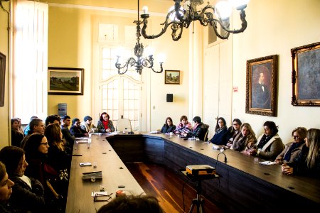 08.07.2019 - Prefeita Paula Mascarenhas participa da reunião com representantes do governo nos conselhos municipais - Foto Michel Corvello