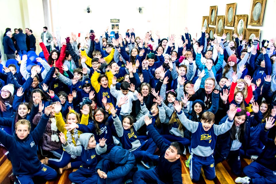 04.07.2019 - Prefeita Paula Mascarenhas recebe alunos do 4º ano do Colégio São José, para entrega de cartas do projeto “Cartas à Prefeita”  - Foto Michel Corvello