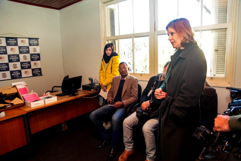 02.07.2019 - Novas tornozeleiras e Visita César Faccioli ao PRP - Fotos Igor Sobral