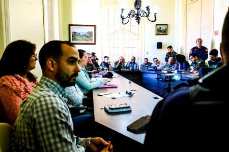 07.08.2019 -  Reunião sobre a Semana da Pátria - Foto Michel Corvello