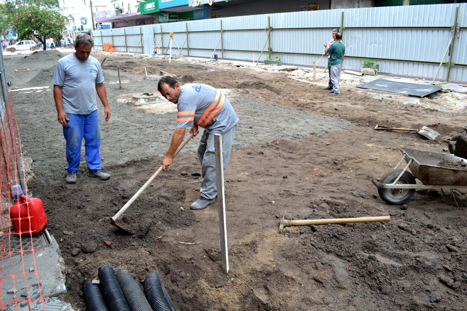 24.01.2019 - SEPLAG Obra calçadão - UBS -  Foto Janine Tomberg (225)
