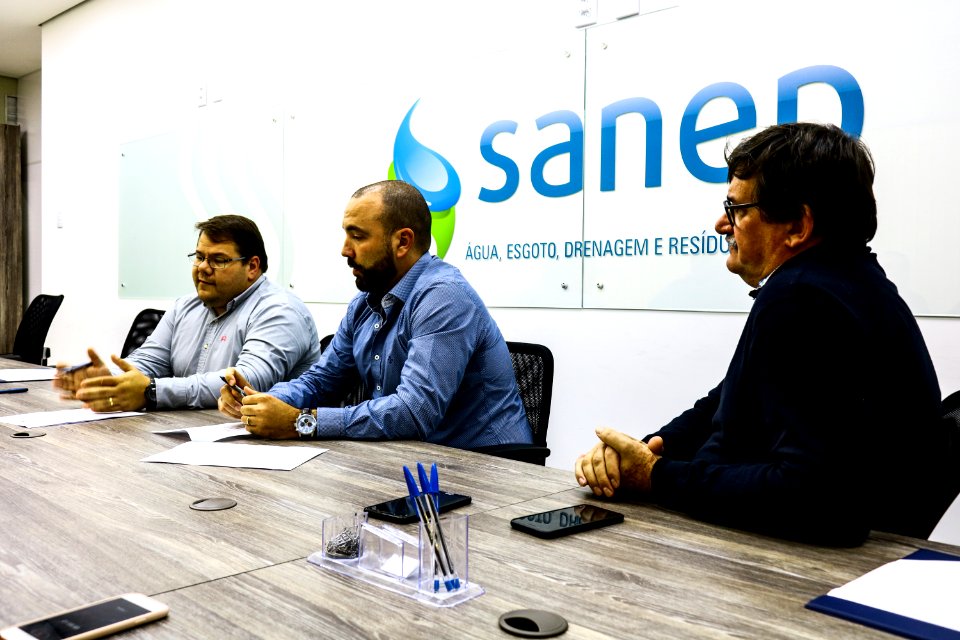 27.05.2019 - Assinatura de convênio entre Sanep e Sinduscon. Fotos - Lucas Pereira