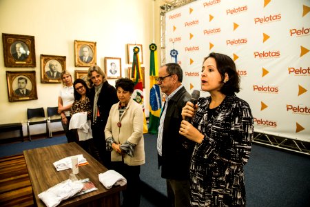 28.05.2019 - Prefeita Paula Mascarenhas na cerimônia de assinatura do termo de acordo e comprometimento com a idealizadora da metodologia ACT – programa para educar crianças em ambientes seguros - Foto: Gustavo Vara