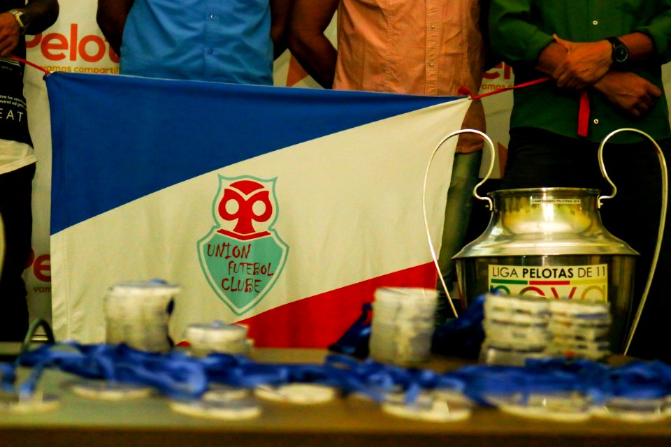 01.04.2019 - Vice-prefeito Idemar Barz na entrega da premiação do Campeonato de Futebol amador - Foto Michel Corvello