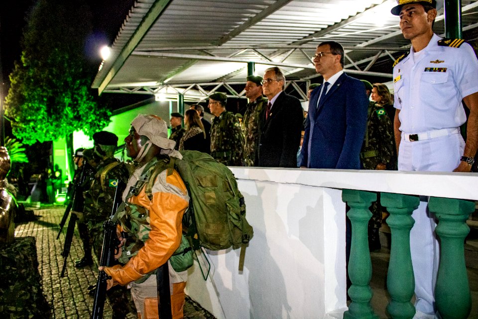 24.05.2019 - Vice-prefeito Idemar Barz prestigia solenidade em comemoração ao Dia da Arma de Infantaria - Foto Michel Corvello