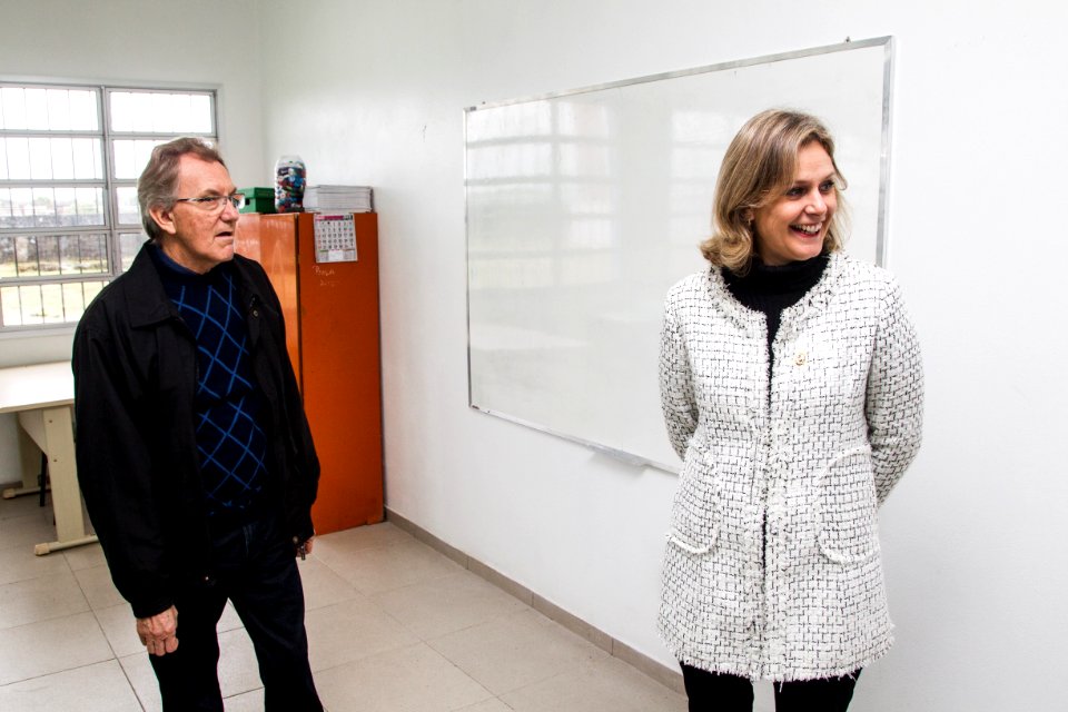 23.05.2019 - Prefeita Paula Mascarenhas e o vice Idemar Barz realizam a entrega da ampliação da Emef Mario Meneghetti - Foto: Gustavo Vara
