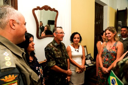 21.02.2019 - Prefeita Paula Mascarenhas participa da solenidade alusiva ao aniversário do 4º BPM - Foto: Gustavo Vara