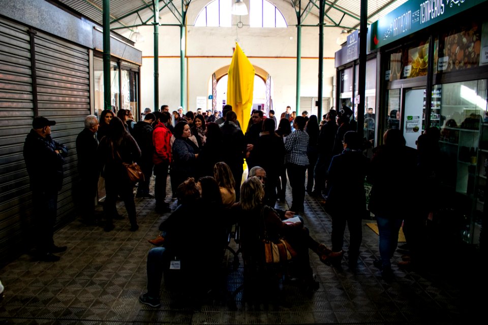 17.07.2019 - Prefeita Paula Mascarenhas prestigia a volta da estátua do Deus Mercúrio para o Mercado - Foto Michel Corvello