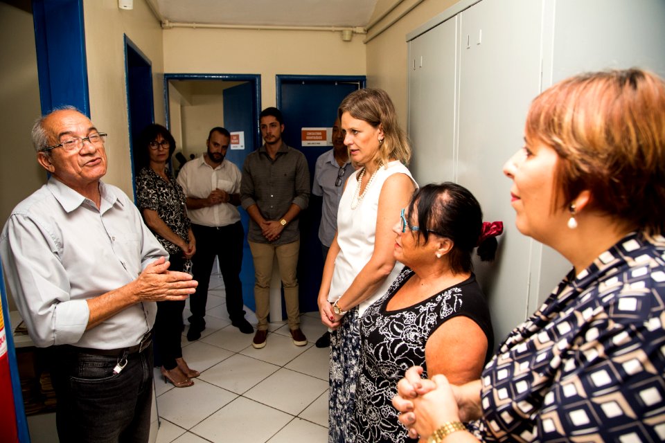 04.04.2019 - Prefeita Paula Mascarenhas e o vice Idemar Barz realizam a reinauguração da UBS Arco Íris, reformada pelo MOP - Foto: Gustavo Vara
