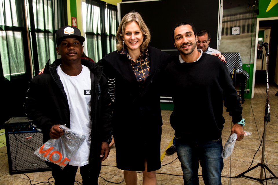 17.05.2019 - Prefeita Paula Mascarenhas participa do almoço de confraternização dos apenados do MOP com a presença de familiares - Foto: Gustavo Vara