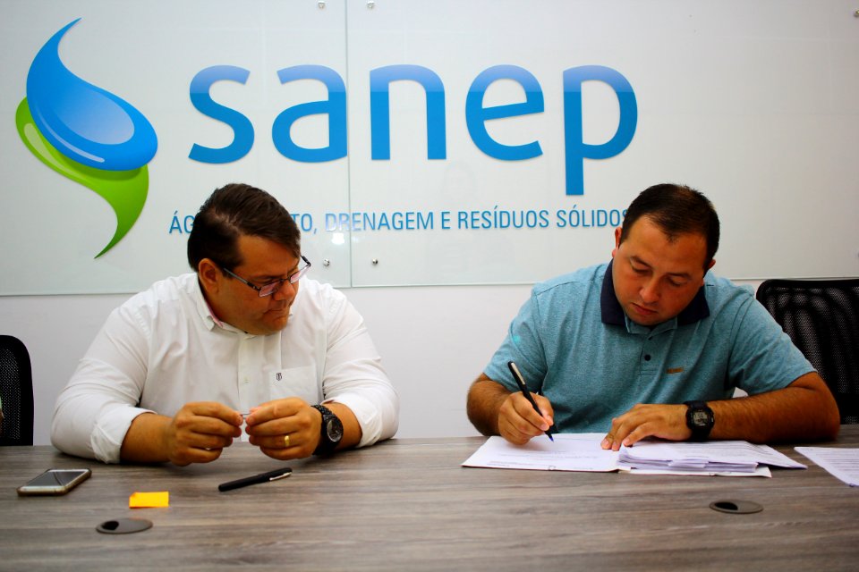 04.01.2019 - SANEP - Assinatura Contrato Substituição de Rede de Água - Foto Marcel Avila