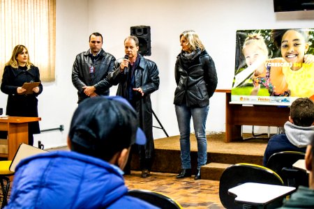 05.07.2019 - Prefeita Paula Mascarenhas prestigia aula inaugural do Espaço da Juventude para os alunos - Foto Michel Corvello