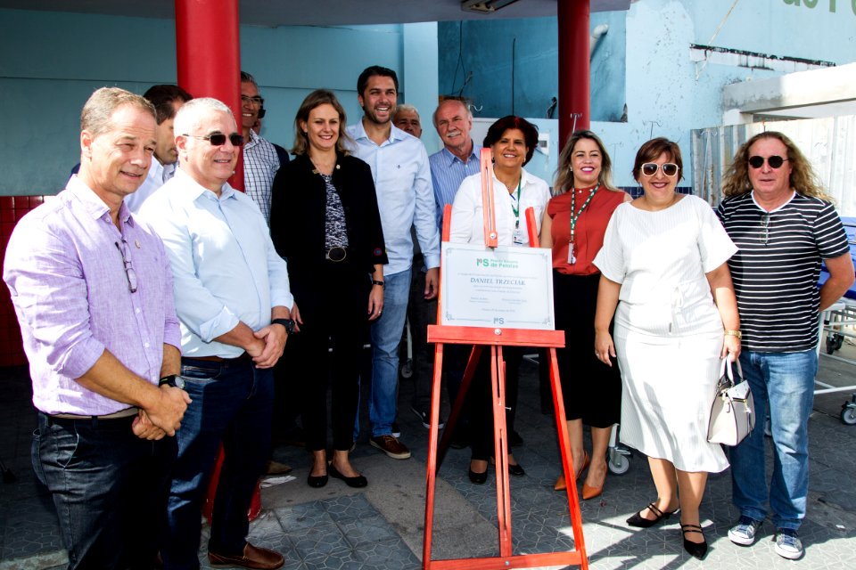 29.03.2019 - Prefeita Paula Mascarenhas no ato de entrega de materiais ao Pronto Socorro, via doação do deputado federal Daniel Trzeciak, através da não utilização de recursos em seu gabinete - Foto: Gustavo Vara