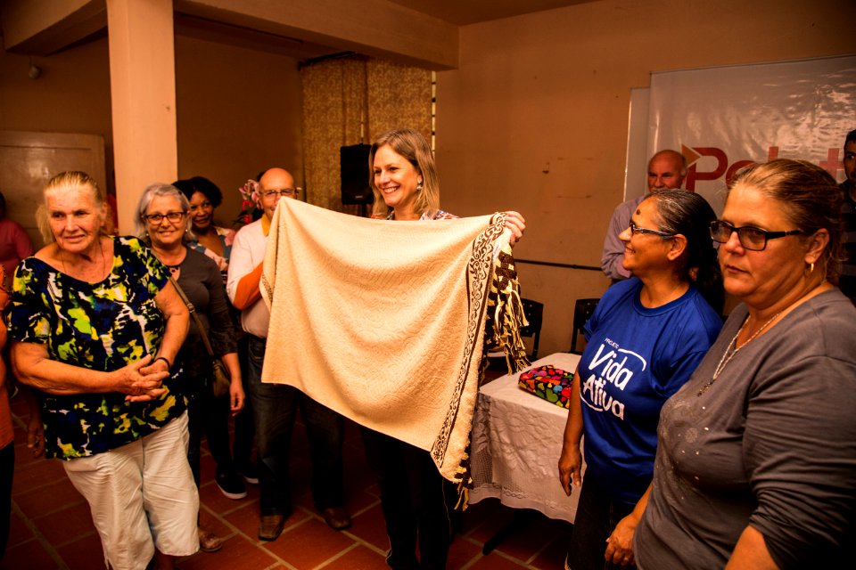 08.04.2019 - Prefeita Paula Mascarenhas realiza assinatura da ordem de início das obras de reforma do Cras São Gonçalo no Navegantes - Foto: Gustavo Vara