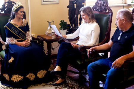 09.04.2019 - Prefeita Paula Mascarenhas recebe o convite para a 17ª Festa Municipal de Arroio do Padre, 13ª Festa do Caquí e da Maçã, 23° Aniversário de Emancipação - Foto: Gustavo Vara