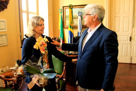 04.01.2019 - Prefeita Paula Mascarenhas anuncia o novo Secretário de Desenvolvimento,  Turismo e Inovação, Gilmar Bazanella - Foto: Gustavo Vara