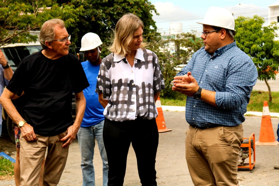 08.03.2019 - Prefeita Paula Mascarenhas visita as obras do Sanep - Foto Michel Corvello-49