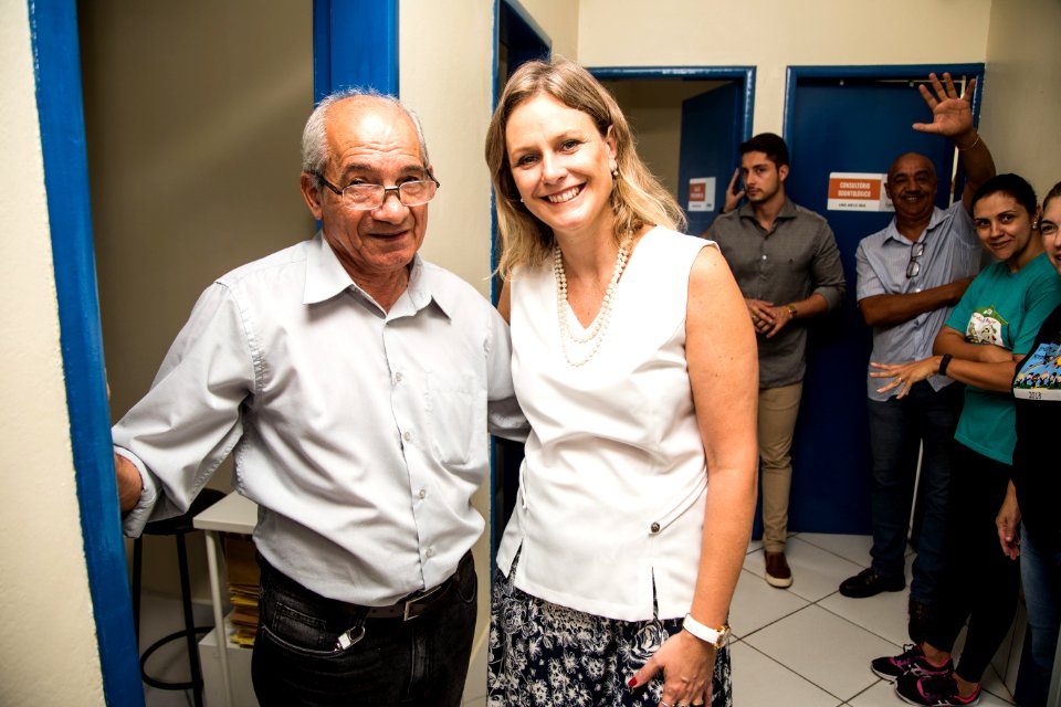 04.04.2019 - Prefeita Paula Mascarenhas e o vice Idemar Barz realizam a reinauguração da UBS Arco Íris, reformada pelo MOP - Foto: Gustavo Vara