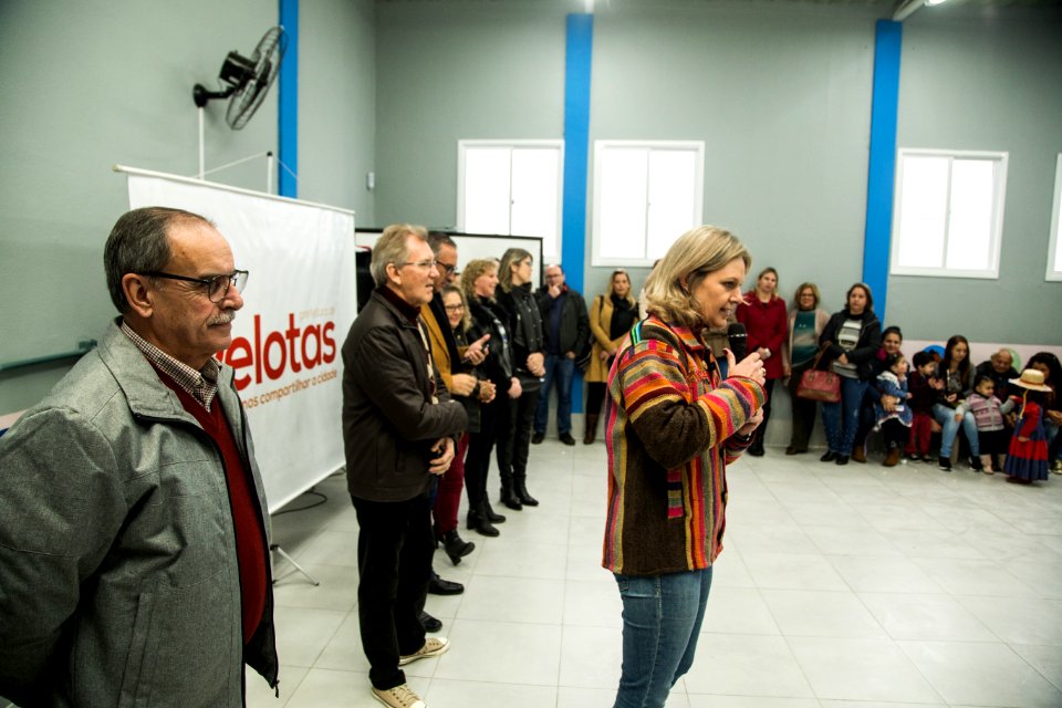 28.06.2019 - Prefeita Paula Mascarenhas e o vice Idemar Barz realizam a entrega das obras de reforma e ampliação da Emei Nestor Rodrigues - Foto: Gustavo Vara