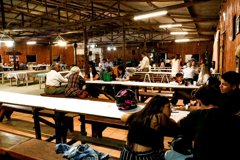 16.03.2019 - Vice prefeito Idemar presente no jantar baile de posse da nova patronagem do CTG Negrinho do Pastoreio - Foto Michel Corvello