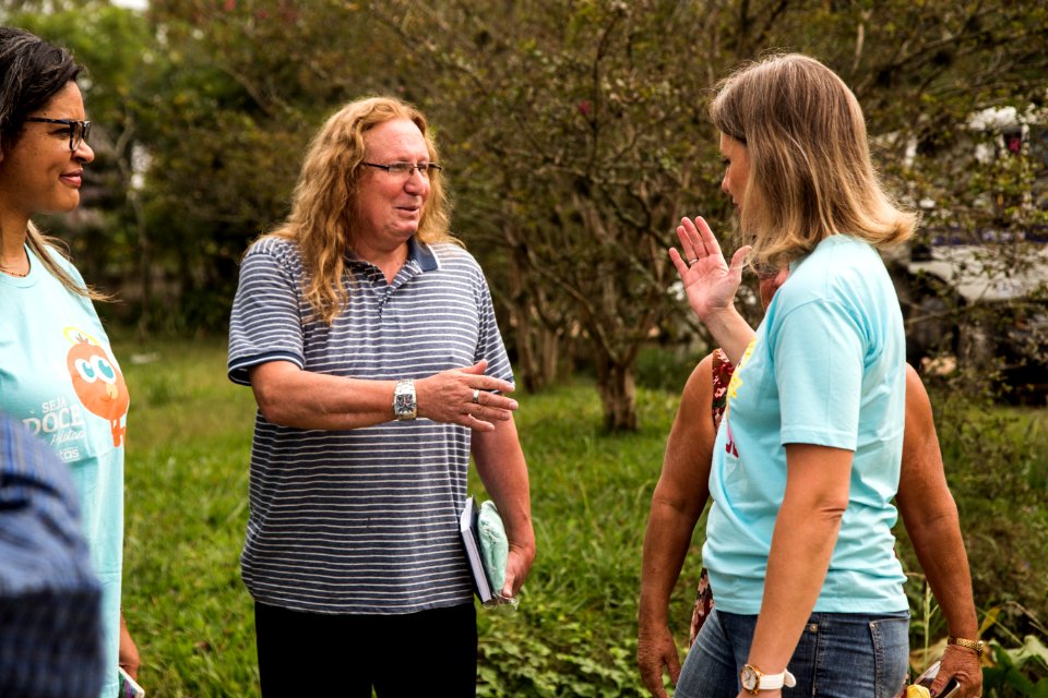 01.04.2019 - Prefeita Paula Mascarenhas e o vice Idemar Barz acompanham o mutirão de preparo do Sítio Floresta para o Bairro da Gente - Foto: Gustavo Vara