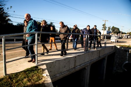 27.06.2019 - Prefeita Paula Mascarenhas e o vice Idemar Barz acompanham o início do mutirão na Sanga Funda e entrega as obras de requalificação da avenida Ildefonso Simões Lopes - Foto: Gustavo Vara