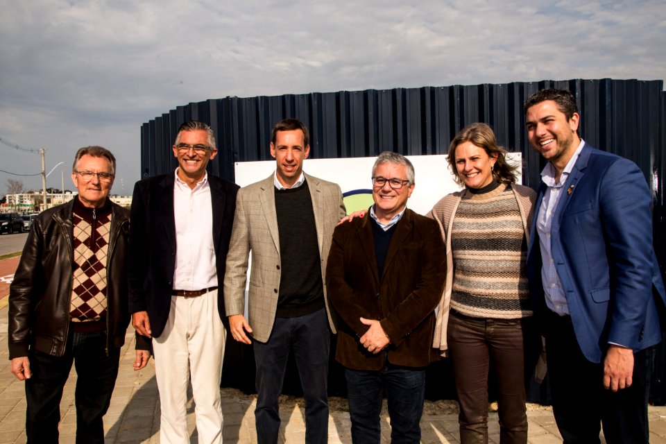 16.08.2019 - Prefeita Paula Mascarenhas e o vice Idemar Barz participam da inauguração da rua Coletora que ligará o Bairro Quartier à avenida Fernando Osório - Foto: Gustavo Vara