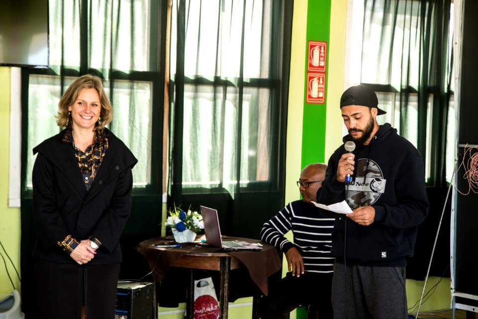 17.05.2019 - Prefeita Paula Mascarenhas participa do almoço de confraternização dos apenados do MOP com a presença de familiares - Foto: Gustavo Vara