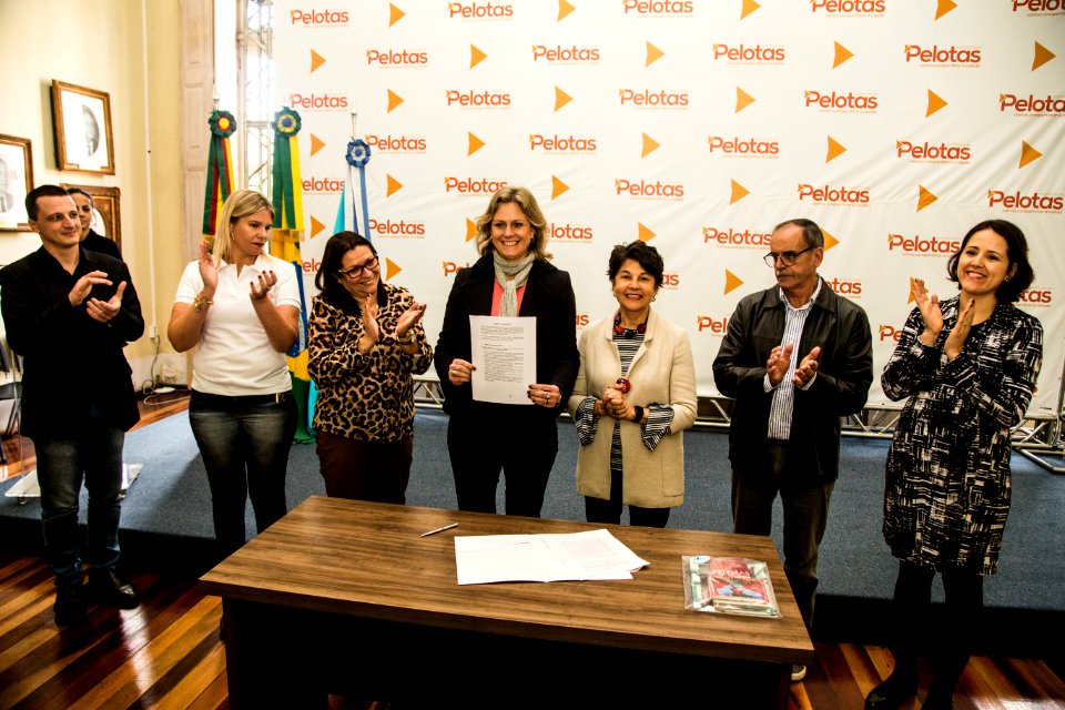 28.05.2019 - Prefeita Paula Mascarenhas na cerimônia de assinatura do termo de acordo e comprometimento com a idealizadora da metodologia ACT – programa para educar crianças em ambientes seguros - Foto: Gustavo Vara