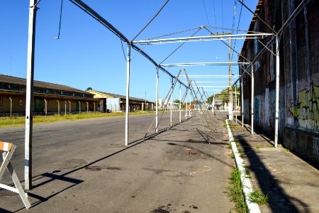 21.02.2019 - Montagem da passarela para o carnaval - Foto Janine Tomberg