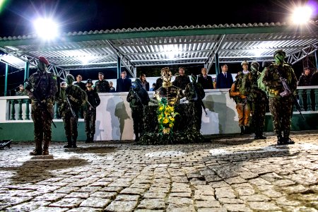 24.05.2019 - Vice-prefeito Idemar Barz prestigia solenidade em comemoração ao Dia da Arma de Infantaria - Foto Michel Corvello