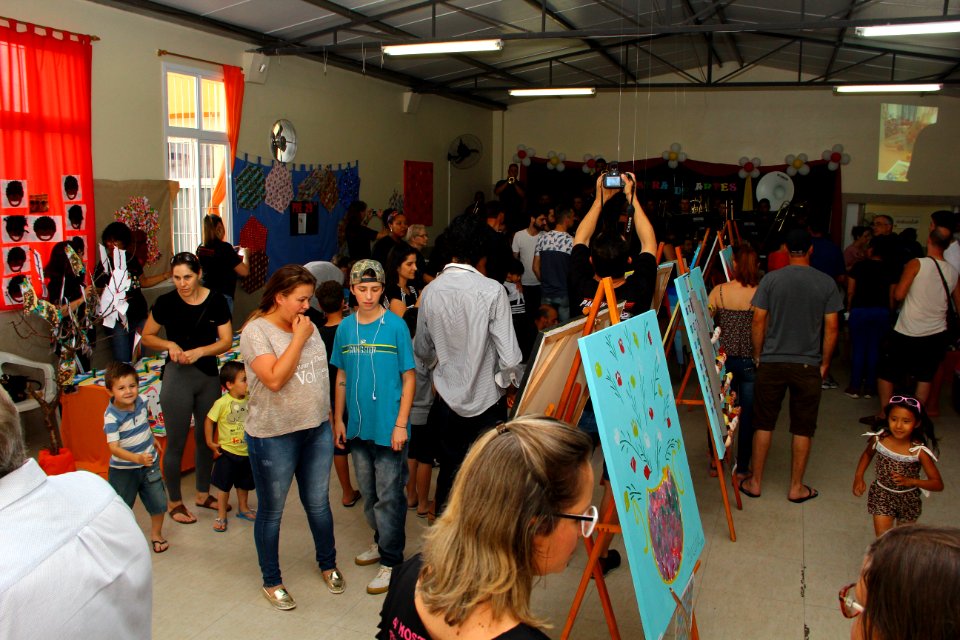 24.11.2018 - Gab Vice Prefeito - 4º Mostra de Artes EMEI Prof Jacema Prestes - Foto Marcel Avila