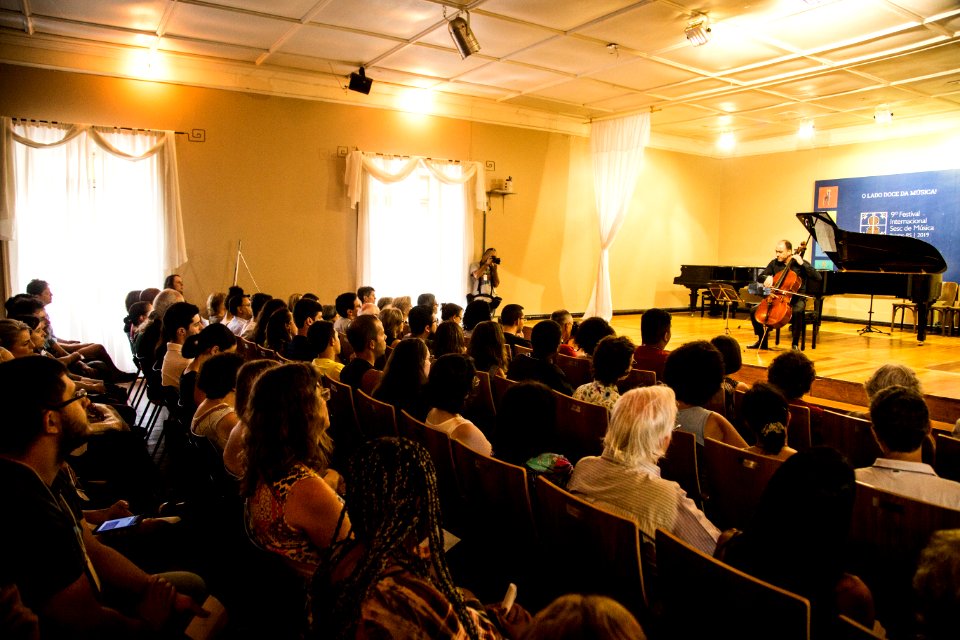 16.01.2019 - Prefeito em exercício Idemar Barz acompanha o Festival Sesc de Música 2019 no Conservatório - Foto: Gustavo Vara