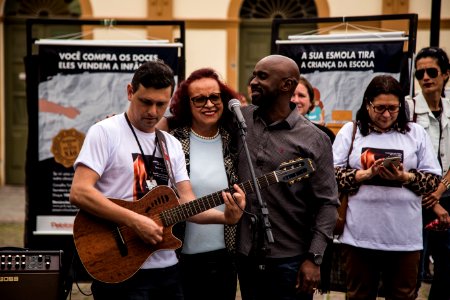 12.06.2019 - Prefeita Paula Mascarenhas durante lançamento da Campanha de Combate ao Trabalho Infantil  - Foto: Gustavo Vara