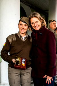 17.07.2019 - Prefeita Paula Mascarenas recebe homenagem dos soldados do 4º BPM - Foto Michel Corvello