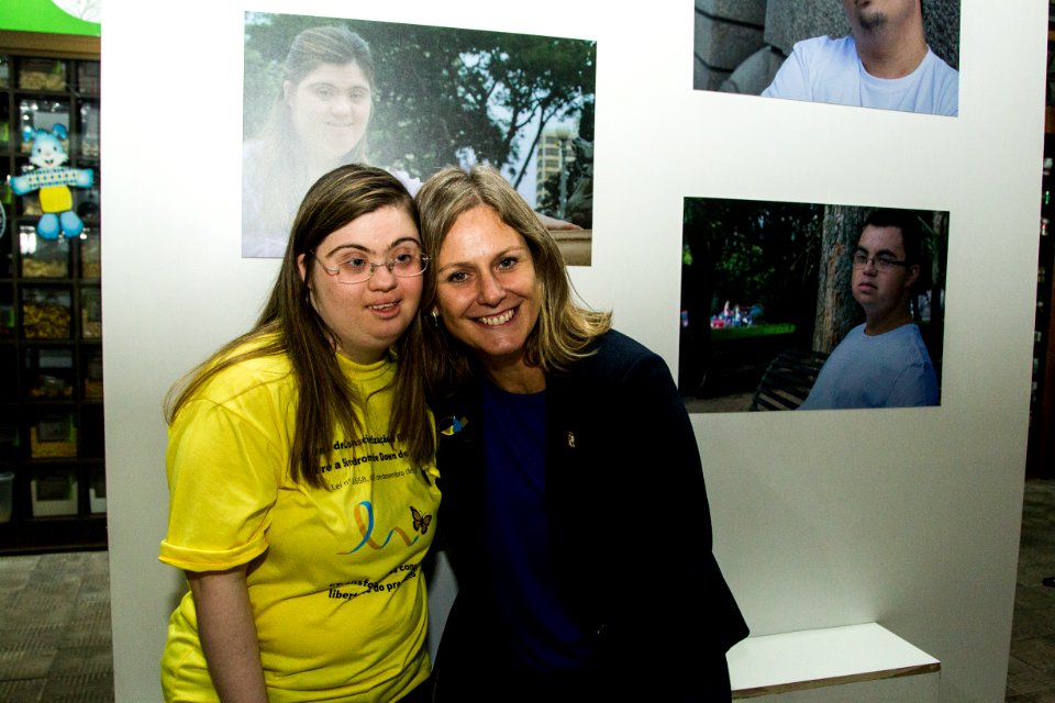 21.03.2019 - Prefeita Paula Mascarenhas prestigia a abertura da exposição de fotos ‘Transformando Olhares’, da Semana de Conscientização e Orientação sobre Síndrome de Down - Foto: Gustavo Vara