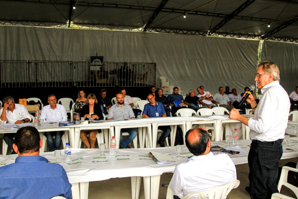17.01.2019 - Prefeito em exercício Idemar Barz participa da reunião da Azonasul em Herval/RS - Foto: Gustavo Vara