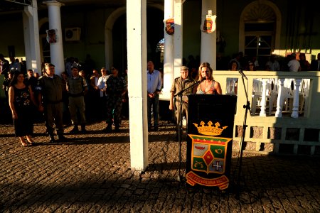 21.02.2019 - Prefeita Paula Mascarenhas participa da solenidade alusiva ao aniversário do 4º BPM - Foto: Gustavo Vara