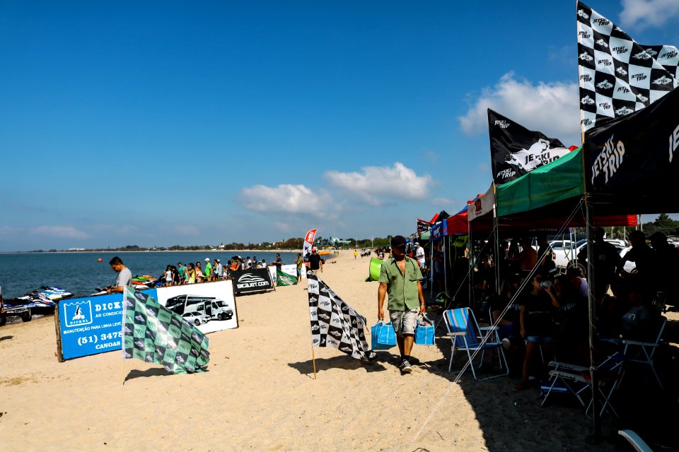 14.04.2019 - Prefeita Paula Mascarenhas prestigia Campeonato Gaúcho de Jetski no Laranjal - Foto Michel Corvello