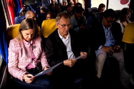 30.04.2019 - Prefeita Paula Mascarenhas e o vice Idemar Barz realizam a apresentação do novo sistema de transporte rural - Foto: Gustavo Vara