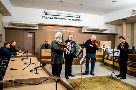 24.07.2019 - Prefeito em exercício Idemar Barz prestigia Sessão Solene em comemoração ao dia do Colono e da Imigração alemã - Foto Michel Corvello