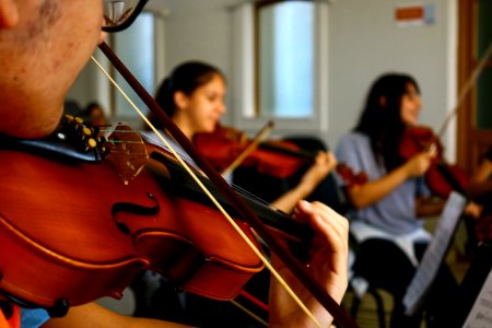 08.04.2019 -  Ensaio da Orquestra Estudantil - Foto Michel Corvello