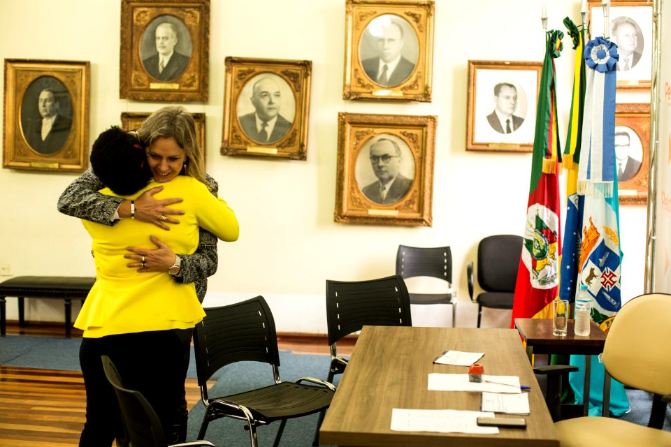 25.04.2019 - Prefeita Paula Mascarenhas durante edição do Prefeita Recebe, no Salão Nobre do Paço Municipal - Foto: Gustavo Vara