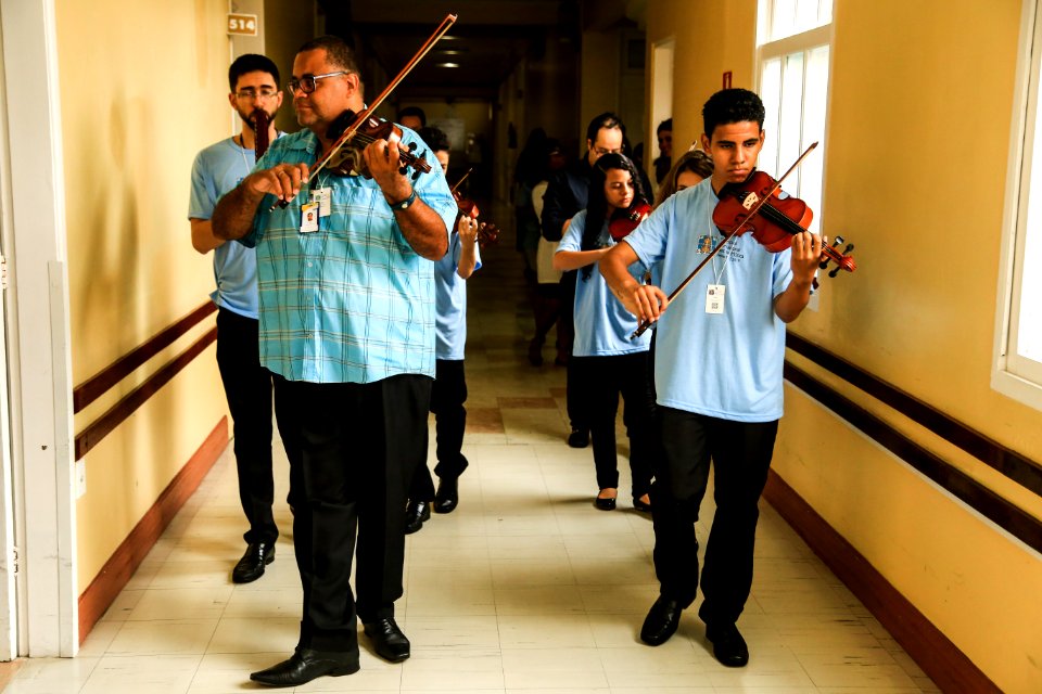 15.01.2019 -  Apresentação do coro de Violinos de Minas Gerais na Beneficiência Portuguesa  - Foto: Gustavo Vara