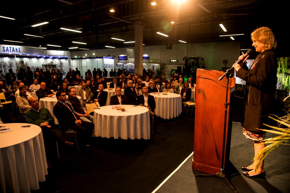 14.05.2019 - Prefeita Paula Mascarenhas prestigia a abertura da Expoarroz - Foto: Gustavo Vara