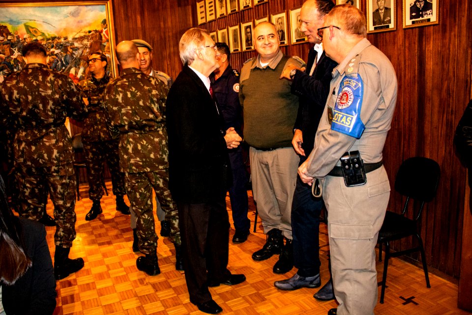 24.05.2019 - Vice-prefeito Idemar Barz prestigia solenidade em comemoração ao Dia da Arma de Infantaria - Foto Michel Corvello