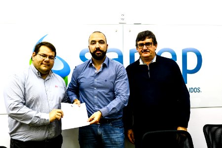 27.05.2019 - Assinatura de convênio entre Sanep e Sinduscon. Fotos - Lucas Pereira