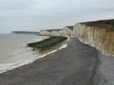 Dover Cliffs from Beach photo