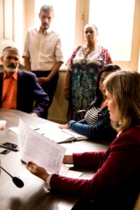 05.04.2019 - Prefeita Paula Mascarenhas em reunião com promotores de eventos no Mercado - Foto: Gustavo Vara