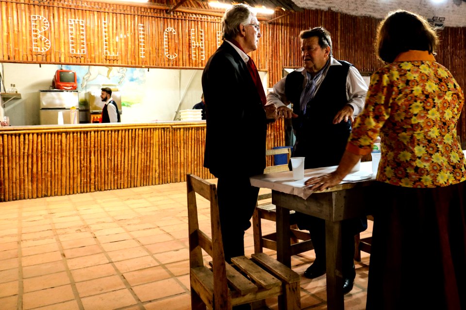 16.03.2019 - Vice prefeito Idemar presente no jantar baile de posse da nova patronagem do CTG Negrinho do Pastoreio - Foto Michel Corvello